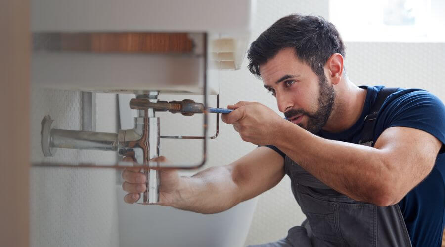 Water heater thermostat replacement in Midland, MD